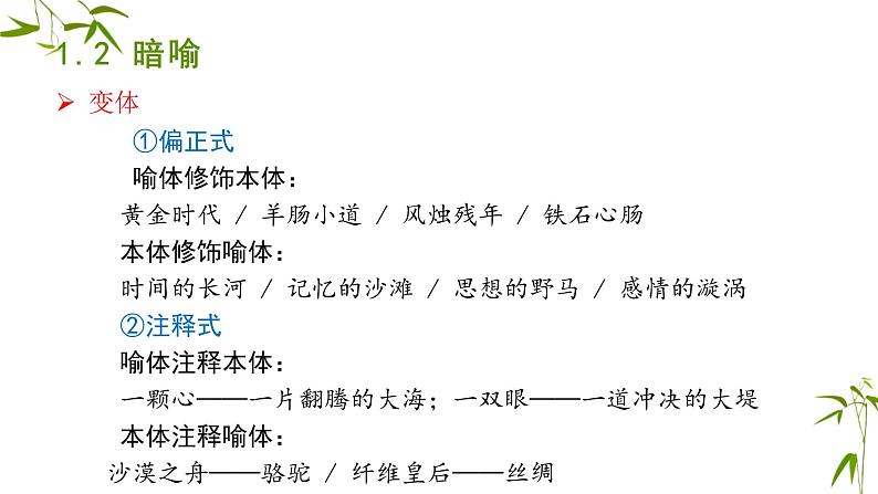 2022届高考语文一轮复习之比喻与比拟修辞辨析课件23张第6页