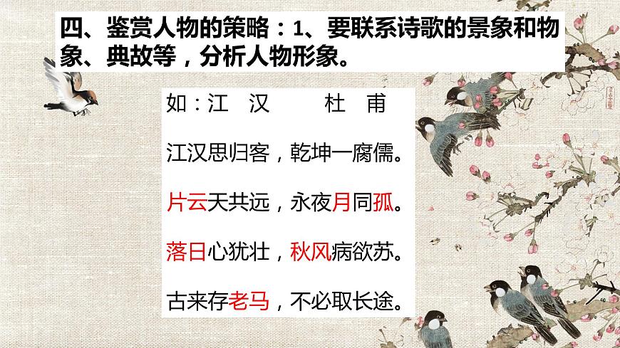 诗歌形象（人、景、物）鉴赏 课件44张 2022届高三语文一轮复习第7页