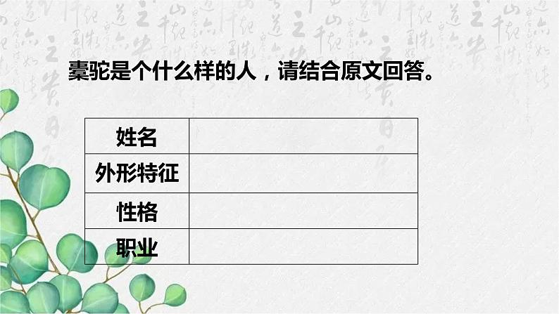 11.《种树郭橐驼传》课件18张2021-2022学年统编版高中语文选择性必修下册第5页