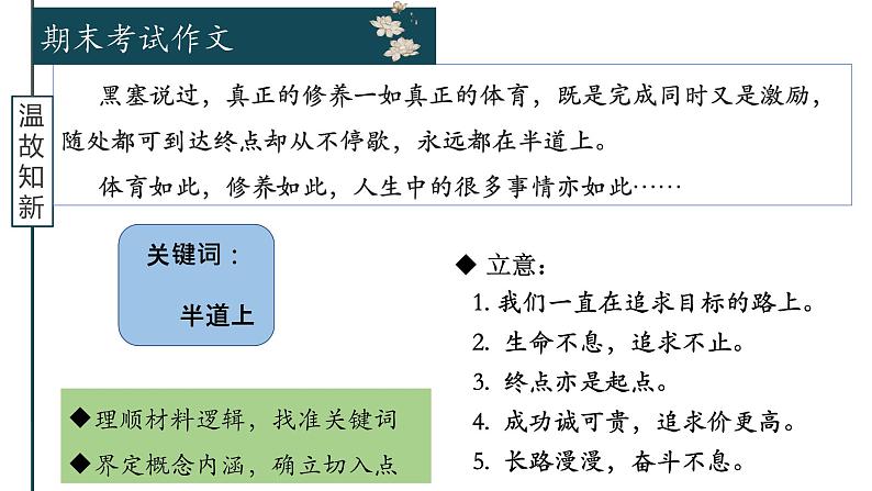 说“自律”作文训练课件19张2021—2022学年统编版高中语文必修下册第2页