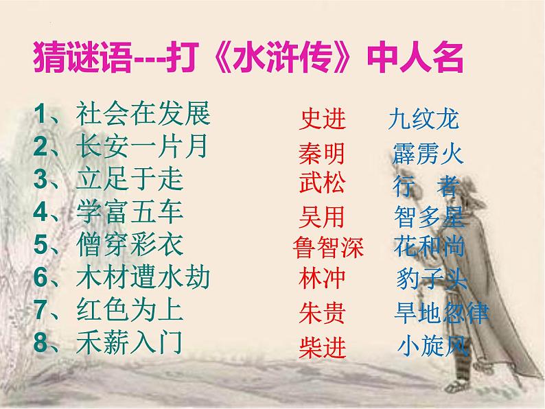 《林教头风雪山神庙》课件统编版高中语文必修下册 (1)第1页