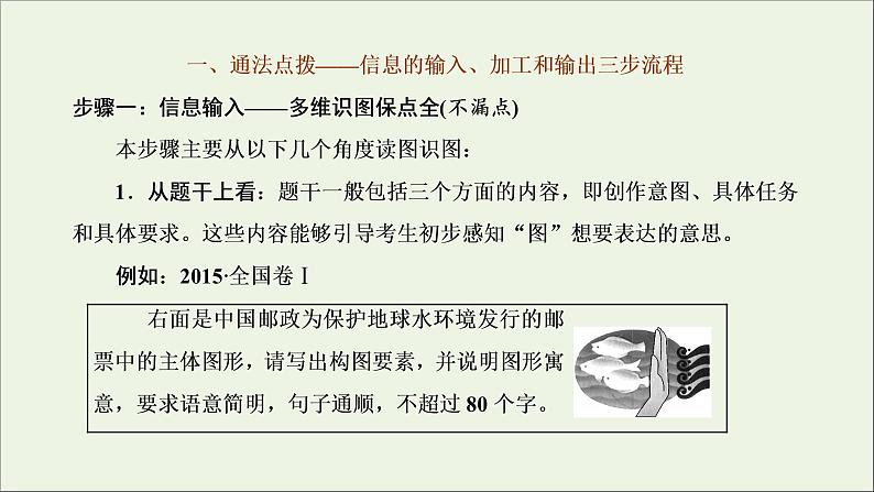 2022届高考语文一轮复习专题六语言文字运用微专题十一图文转换__考法多样课件新人教版202109171266第2页