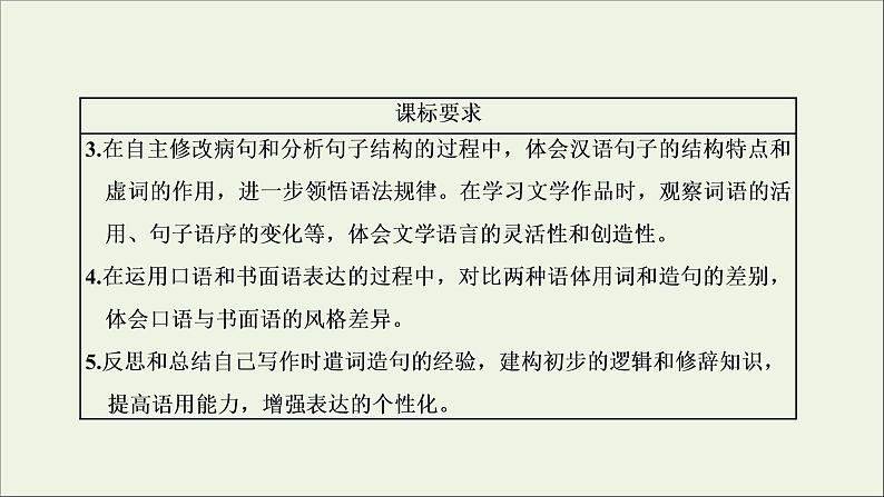 2022届高考语文一轮复习专题六语言文字运用微专题一语法__“潜伏”考点课件新人教版202109171269第3页