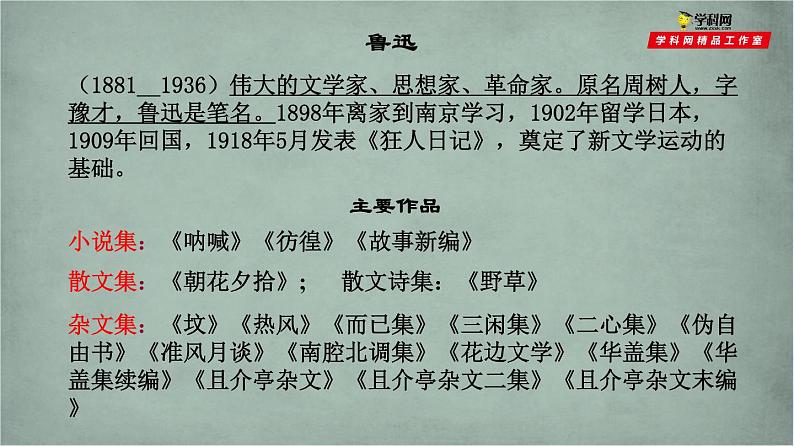 《祝福》课件统编版高中语文必修下册 (9)03