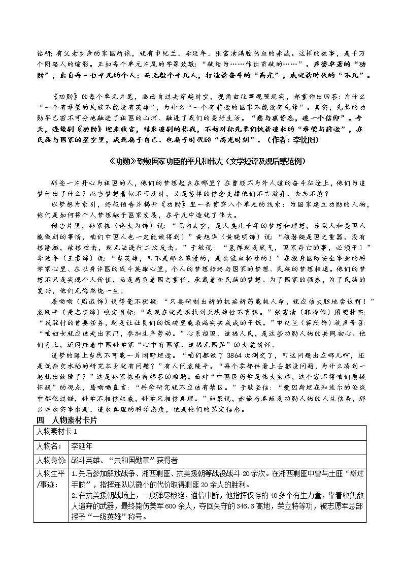01 他们是共和国最亮的星——《功勋》精品素材-2022年高考作文热点新闻素材积累与运用 课件02