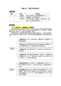 专题19语言文字运用 情景语段Ⅱ-2022高三考前60天考点能力透析与提升（新高考）