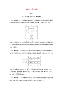 高考语文二轮复习专题六图文转换__模拟训练含解析