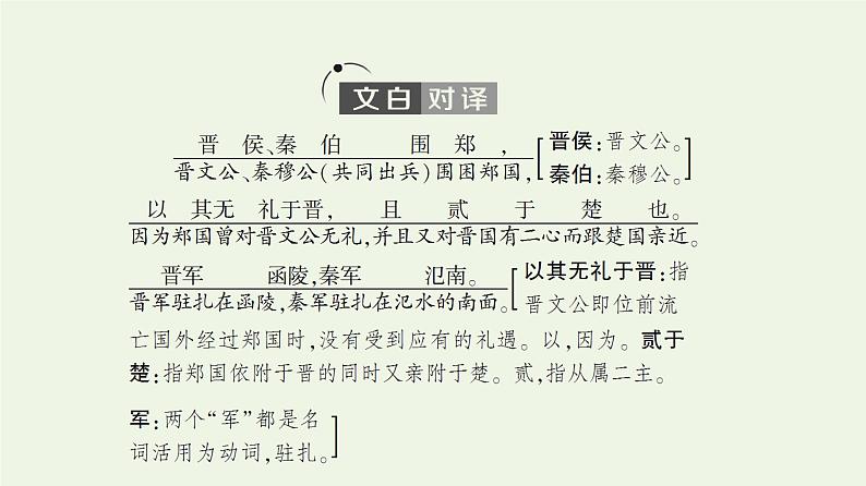 部编版高中语文必修下册第1单元中华文明之光思辨性阅读与表达进阶1第2课烛之武退秦师课件第5页