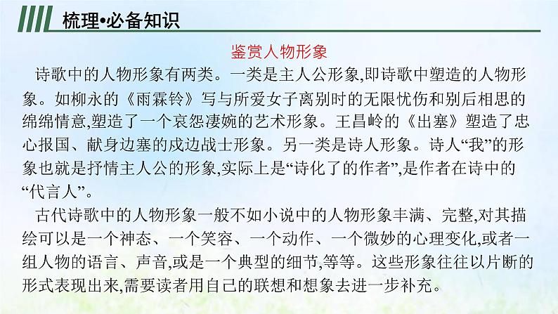 新人教版高考语文二轮复习第二部分专题九第二节鉴赏古代诗歌的形象课件第4页