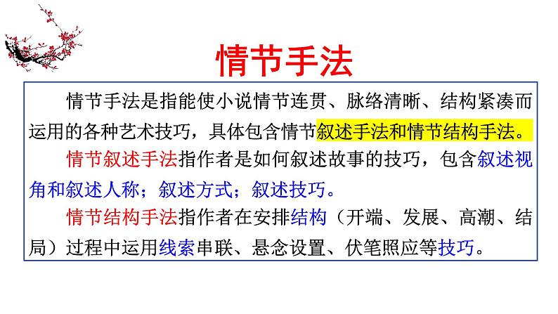 专题02  小说情节之赏析情节安排的手法-2022年高考语文小说阅读全面解读精讲精练06