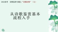 专题05读懂诗歌之鉴赏流程及基本技巧-备战2022年高考语文二轮复习“读懂诗歌”专题课件