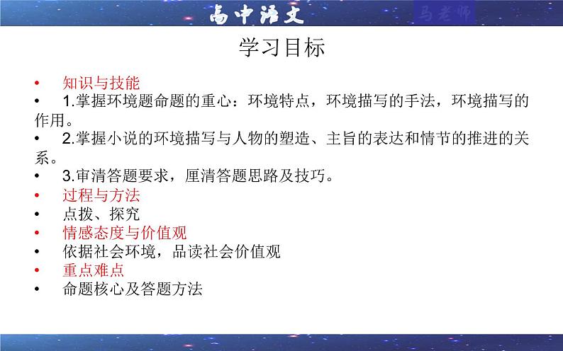 专题03  小说环境类（课件）-2022年高考语文一轮复习之现代文阅读宝鉴第2页