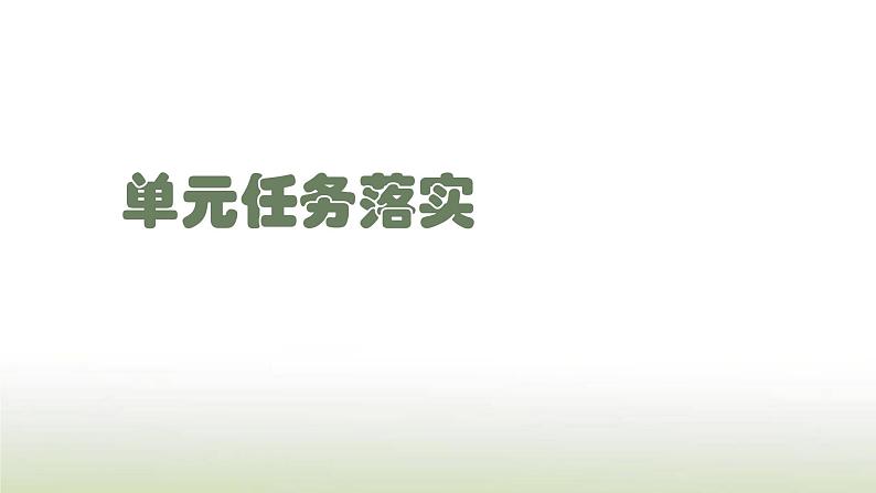 部编版高中语文选择性必修中册第一单元单元任务落实课件01