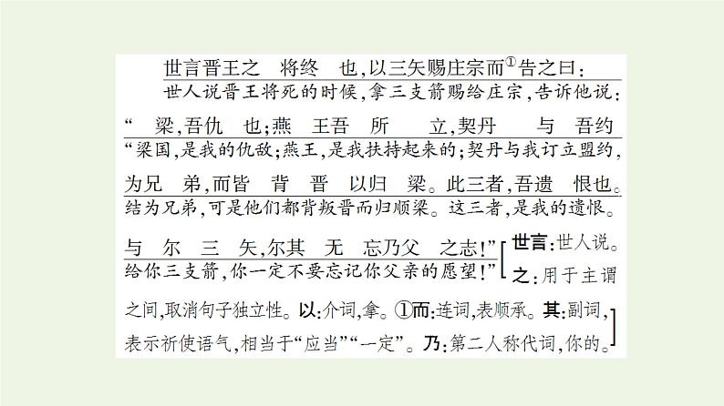 部编版高中语文选择性必修中册第3单元进阶1第11课篇目2五代史伶官传序课件05