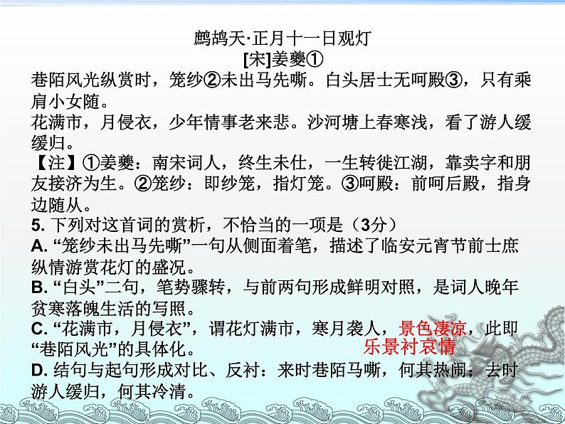 主题06 写景抒怀诗【讲评版】第6页