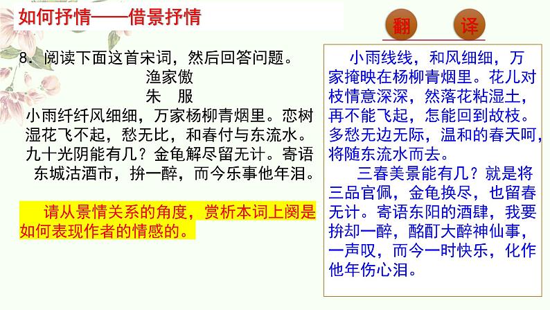 专题13  表达技巧（抒情手法）-2022年高考语文诗歌鉴赏全面解读精讲精练第6页