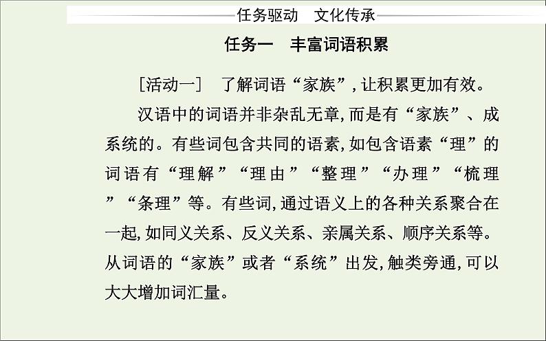 部编版高中语文必修上册第八单元语言积累梳理与探究课件03