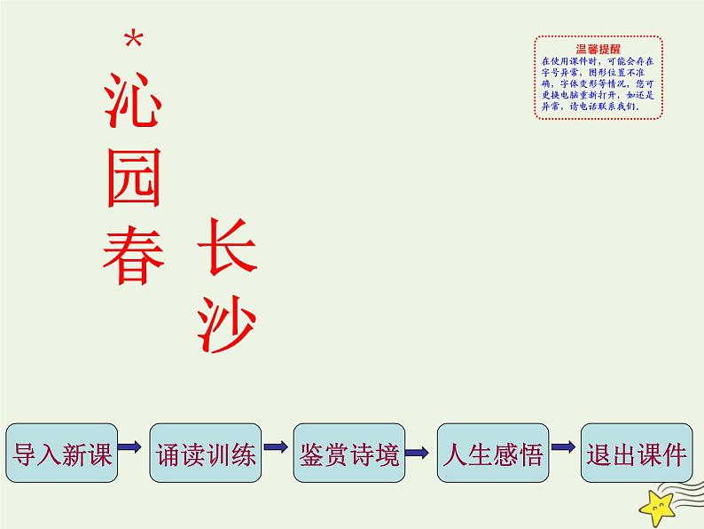 部编版高中语文必修上册1沁园春长沙2课件第1页