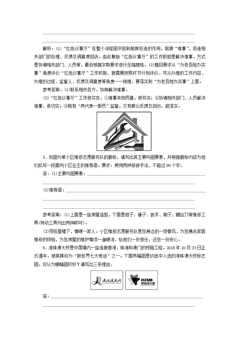 新人教版高考语文二轮复习“图文转换”针对训练含解析第3页