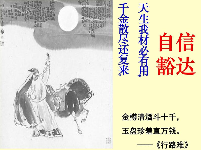 古诗词诵读《将进酒》课件28张2021-2022学年统编版高中语文选择性必修上册第7页