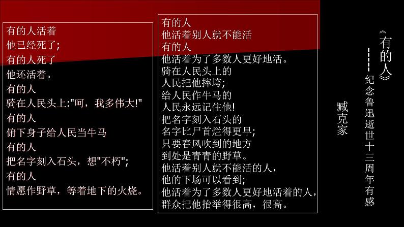 6.1《记念刘和珍君》课件34张2021-2022学年统编版高中语文选择性必修中册第1页