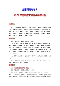 全国新高考Ⅰ卷-2022年高考作文深度点评与分析