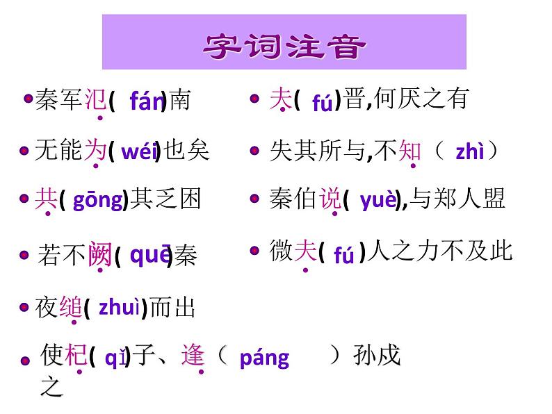 人教统编版高中语文必修下册优质课件---《2 烛之武退秦师》1第7页