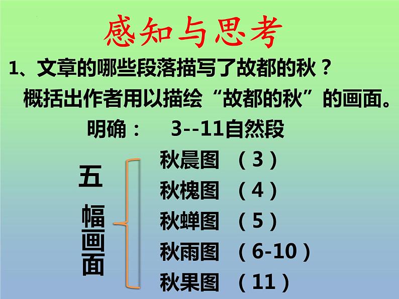 14.1《故都的秋》课件18张2021-2022学年统编版高中语文必修上册05