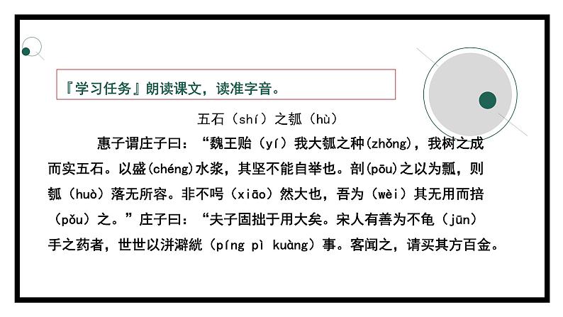 2.2.2《五石之瓠》（第一课时）-课件第3页