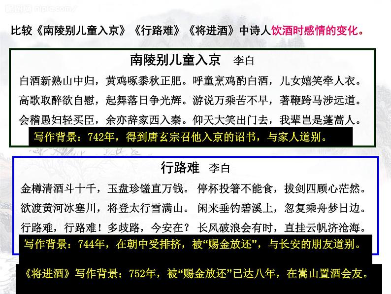 《将进酒》课件20张2021-2022学年统编版高中语文选择性必修上册06