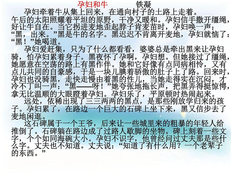 2023届高考语文复习：小说阅读探究题的答题规范课件30张08