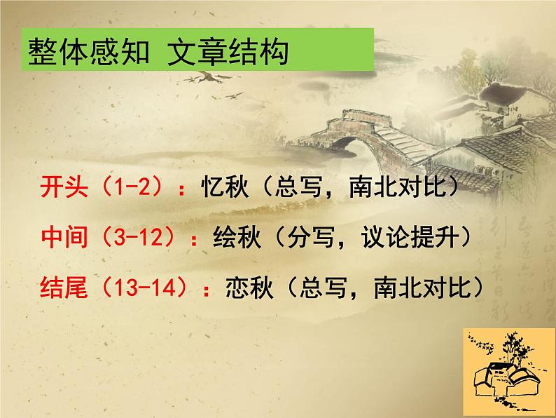14.1《故都的秋》课件28张2021-2022学年统编版高中语文必修上册第3页