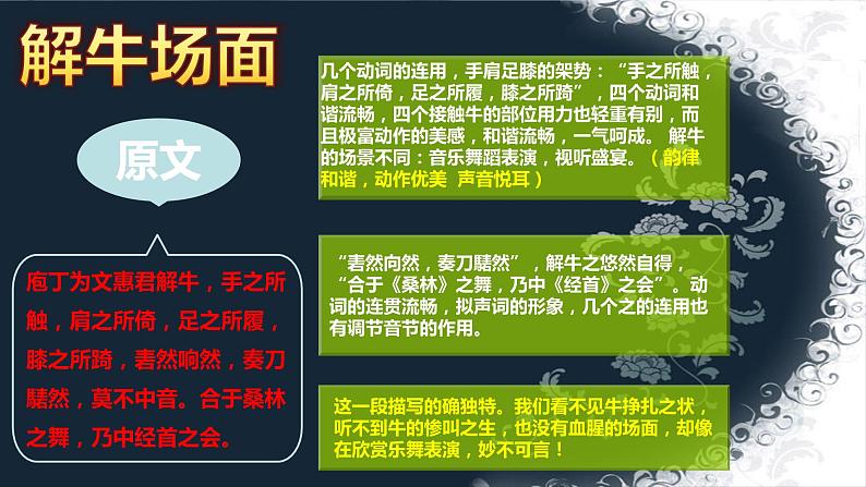 2022学年高中语文统编版必修下册《庖丁解牛》精品课件第7页