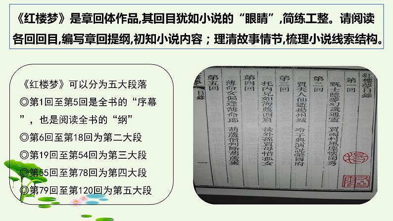 2022学年高中语文统编版必修下册《红楼梦》整本书阅读（整体理解）精品课件03