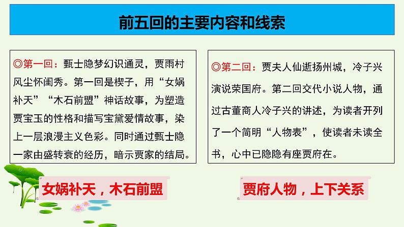 2022学年高中语文统编版必修下册《红楼梦》整本书阅读（整体理解）精品课件04