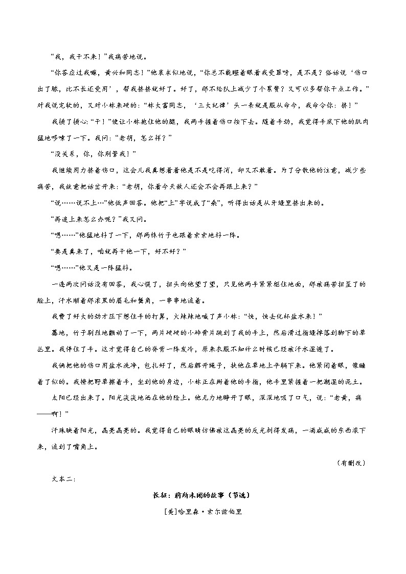 专题02 文学类文本阅读-三年（2020-2022）高考语文真题分项汇编（全国通用）      解析版第2页