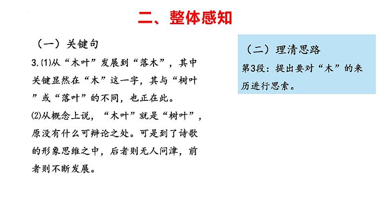 《说“木叶”》课件2021-2022学年统编版高中语文必修下册 (6)06