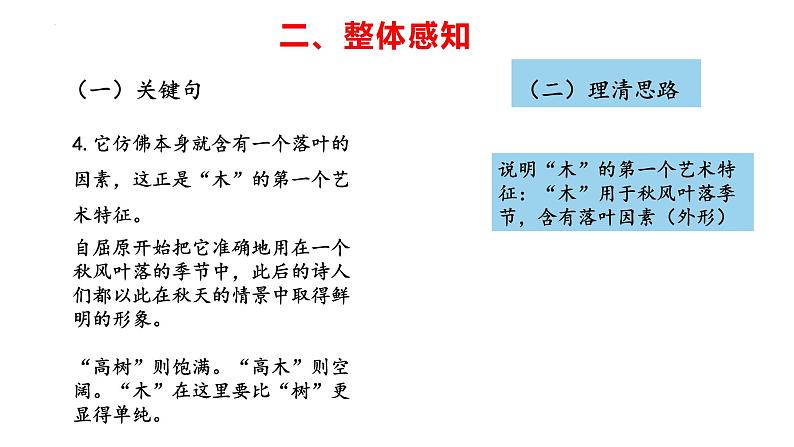 《说“木叶”》课件2021-2022学年统编版高中语文必修下册 (6)07