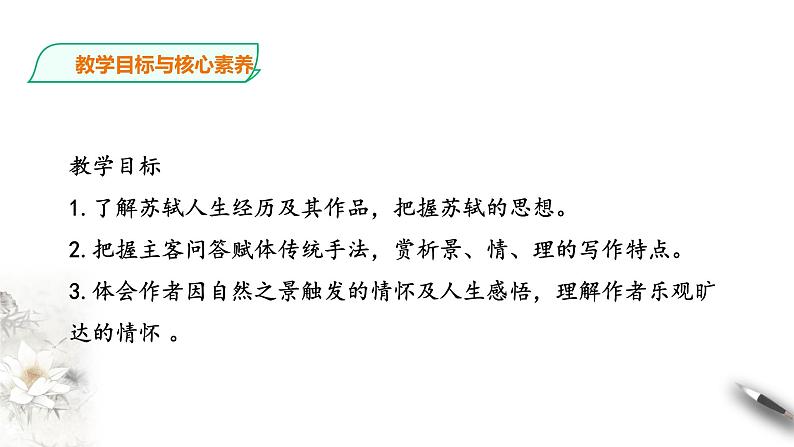 统编版高中语文必修一赤壁赋第二课时第3页