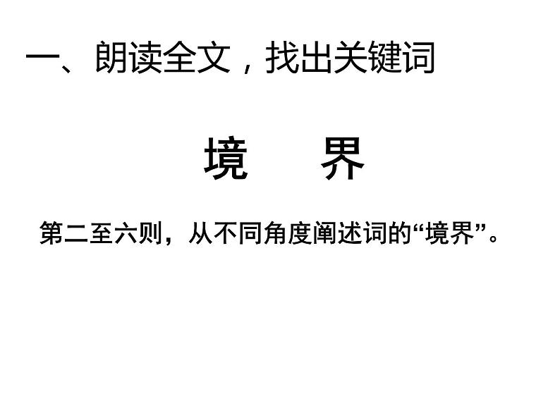 人教版高中语文-选修-- 中国文化经典研读10《人间词话》十则》课件第7页