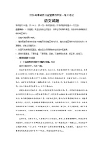 2020宜宾四中高三下学期第一次在线月考语文试题含答案