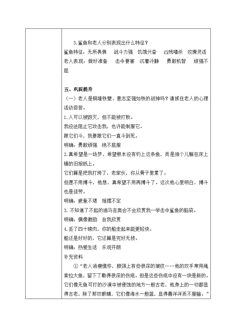 10《老人与海（节选）》课件+教学设计03