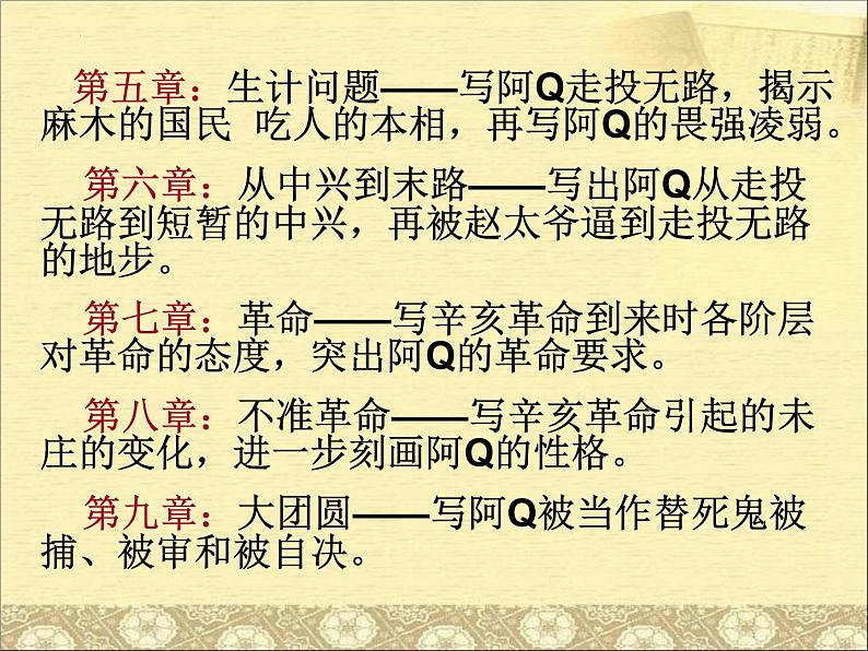 2021-2022学年统编版高中语文选择性必修下册5.1《阿Q正传》课件38张第4页