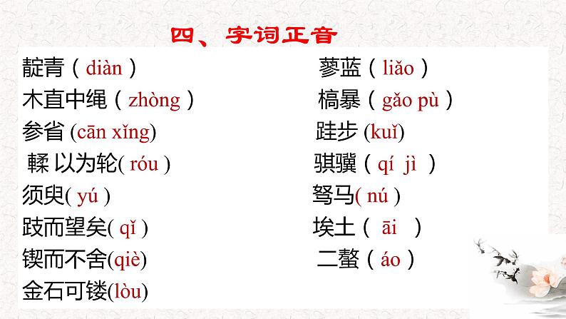 高中语文部编版必修上册课件03 教学课件_劝学（第1课时 ）2第6页