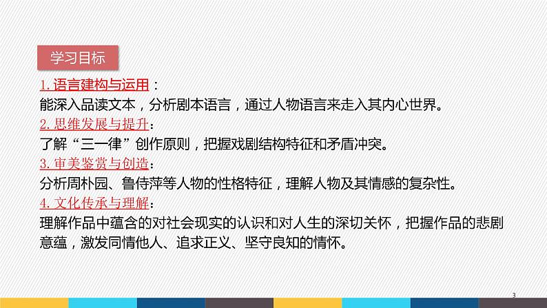 部编版高中语文必修下册 教学课件_雷雨（节选）4第3页