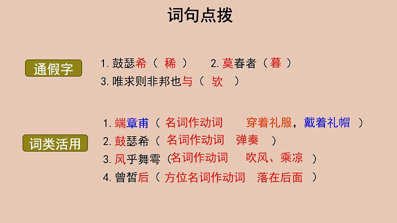 部编版高中语文必修下册 教学课件_子路、曾皙、冉有、公西华侍坐（第1课时）2第8页