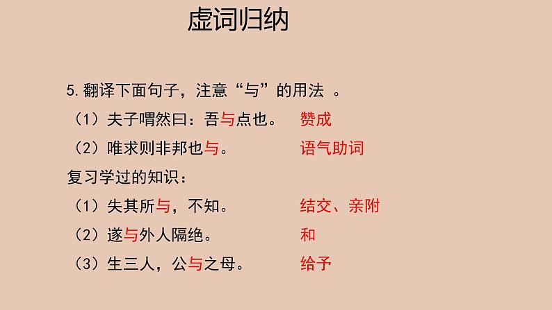 部编版高中语文必修下册 教学课件_子路、曾皙、冉有、公西华侍坐（第2课时）2第5页