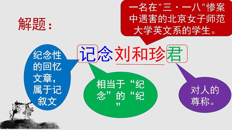 部编版高中语文选择性必修中册 教学课件_记念刘和珍君403