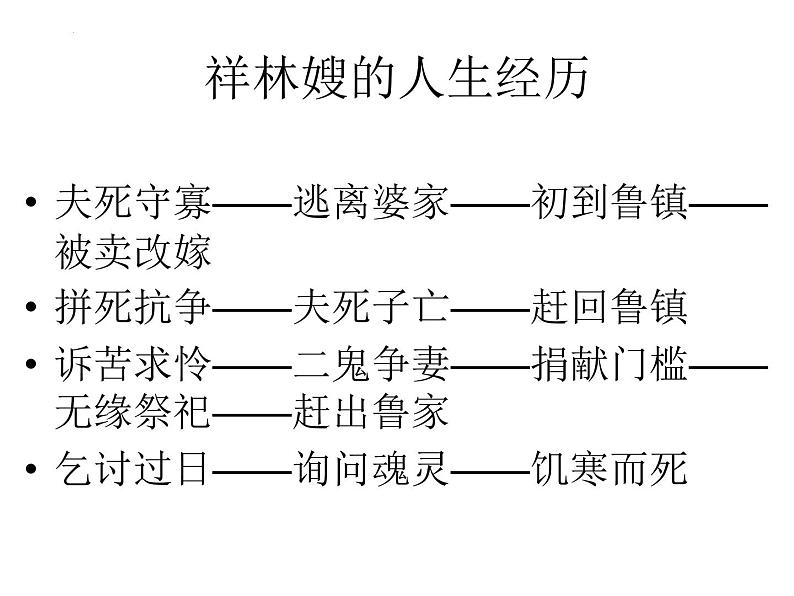 2021-2022学年统编版高中语文必修下册12《祝福》课件25张第4页