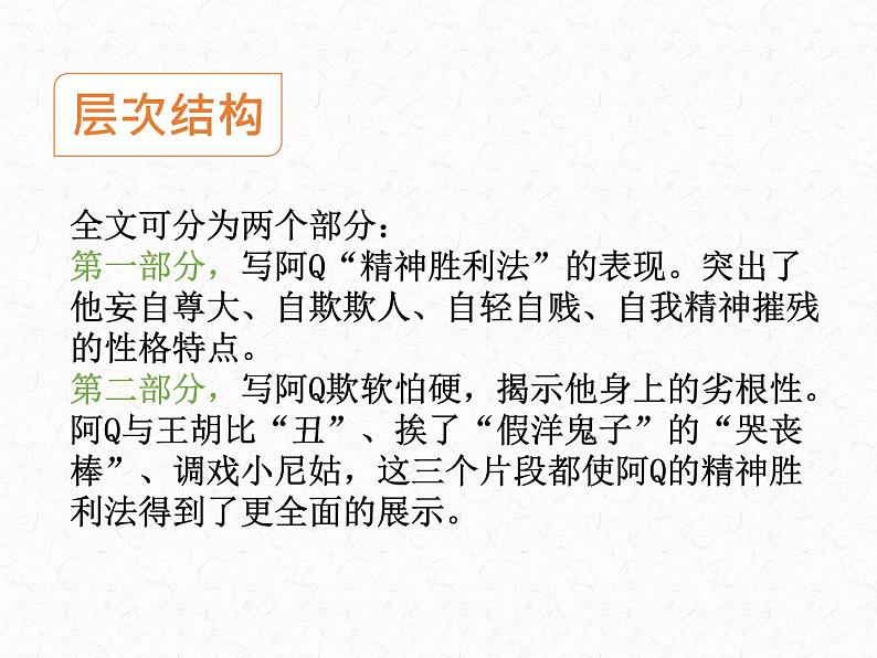 部编版高中语文选择性必修下册 教学课件_阿Q正传（节选）3第7页